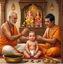 Mundan (Chudakarma) Sanskar
